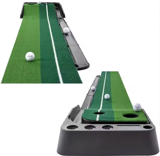 Putting Mat with Auto Ball Return
