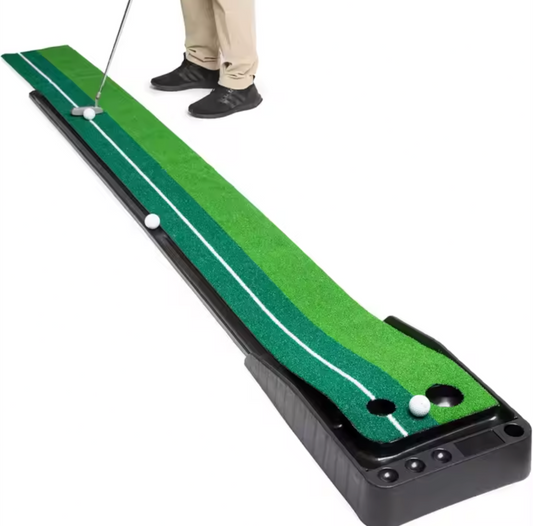 Putting Mat with Auto Ball Return